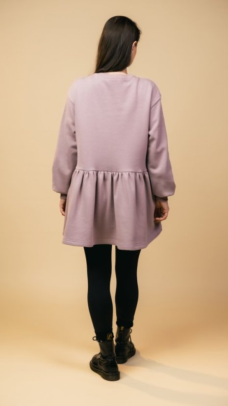 Mikina s volánkem Lila - Velikost: XS/S