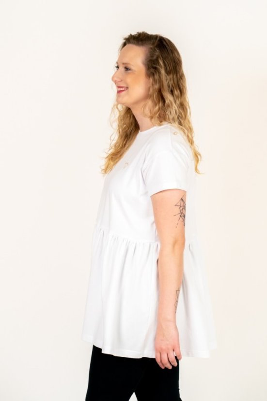 Tričko Lilly Bílá - Velikost: M/L