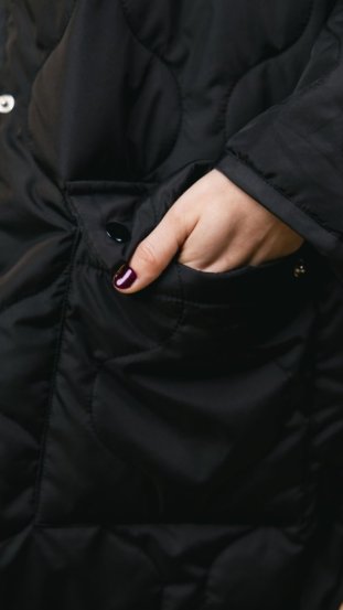 LIMITKA - prošívaná bunda Millie prodloužená bez kapuce