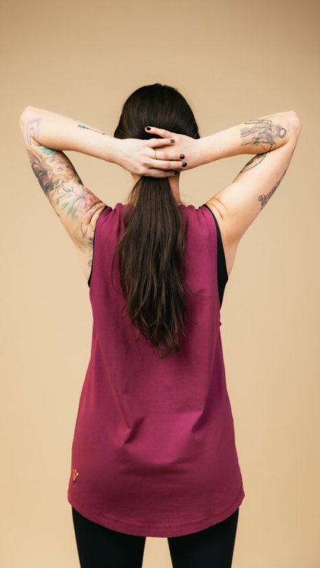 Tílko Trixie Fialová - Velikost: S