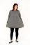 Mikinové šaty Amy Šedá - teplé - Velikost: XS/S