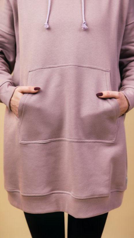 Mikina s kapucí Lila - Velikost: XS/S