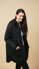 LIMITKA - prošívaná bunda Millie s kapucí černá
