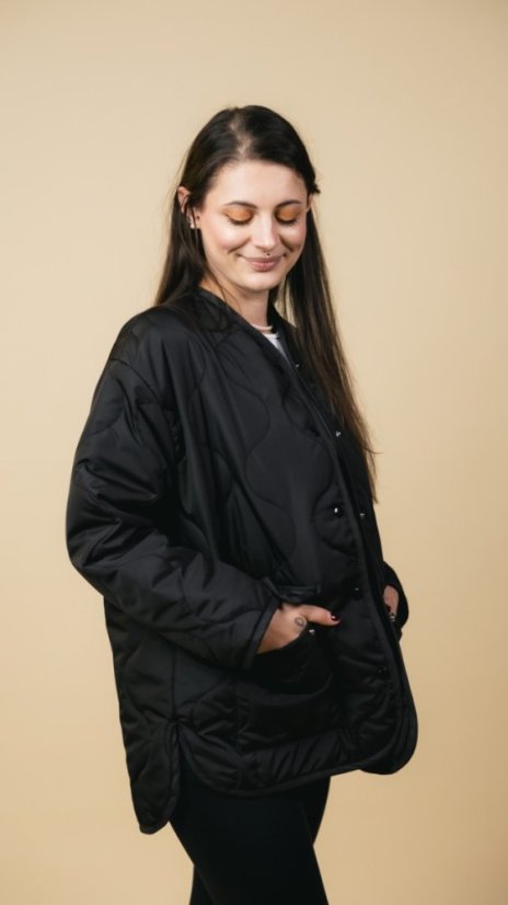 LIMITKA - prošívaná bunda Millie černá - Velikost: XS