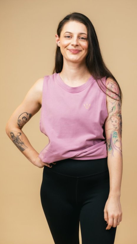 Tílko Trixie Levandulová - Velikost: L