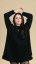 Oversized svetr Mia černá - Velikost: XS/S
