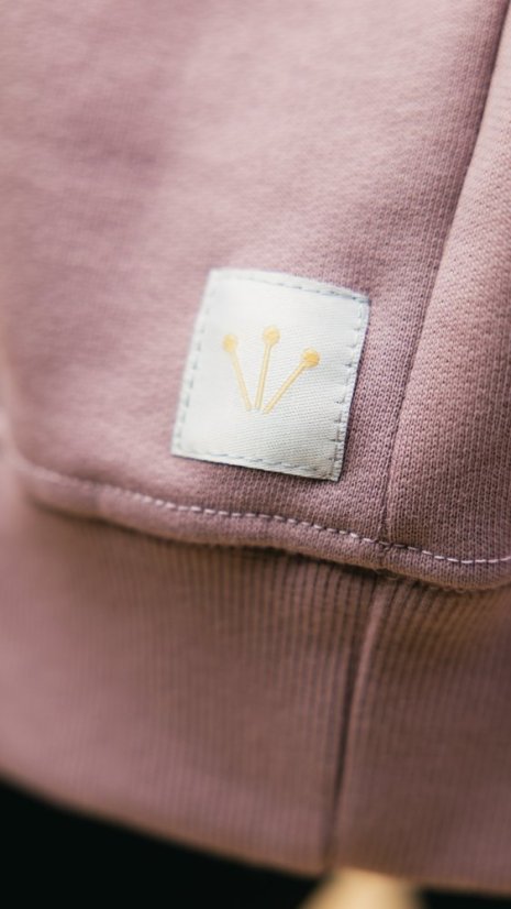 Mikina s kapucí Lila - Velikost: M/L