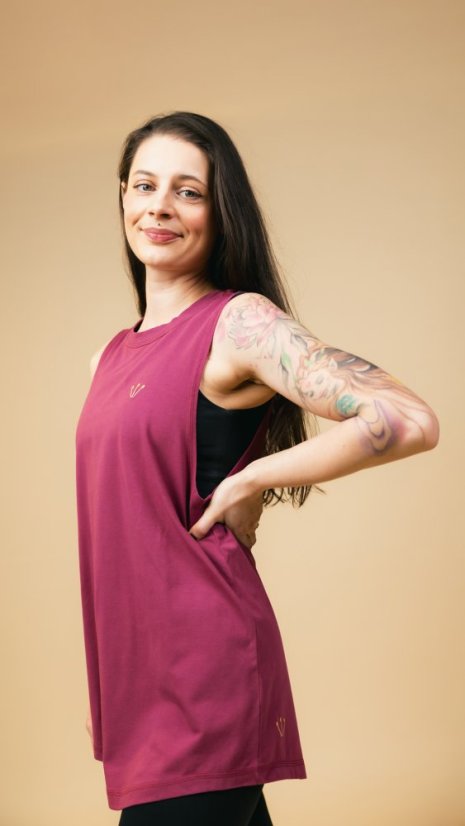 Tílko Trixie Fialová - Velikost: S