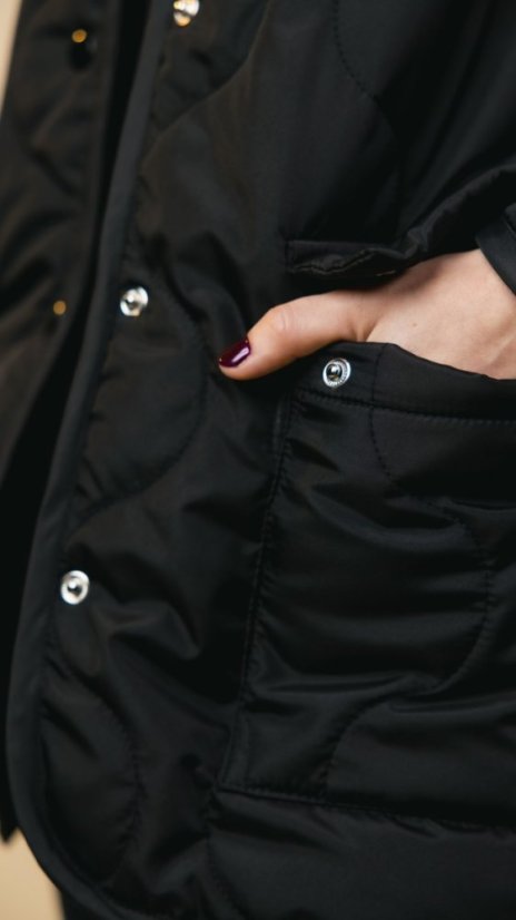 LIMITKA - prošívaná bunda Millie černá - Velikost: XS