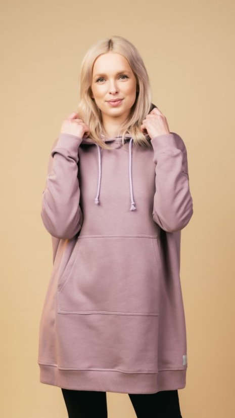 Mikina s kapucí Lila - Velikost: M/L
