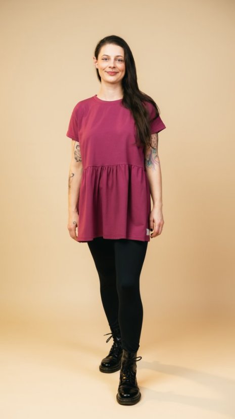 Tričko Lilly Fialová - Velikost: XS/S