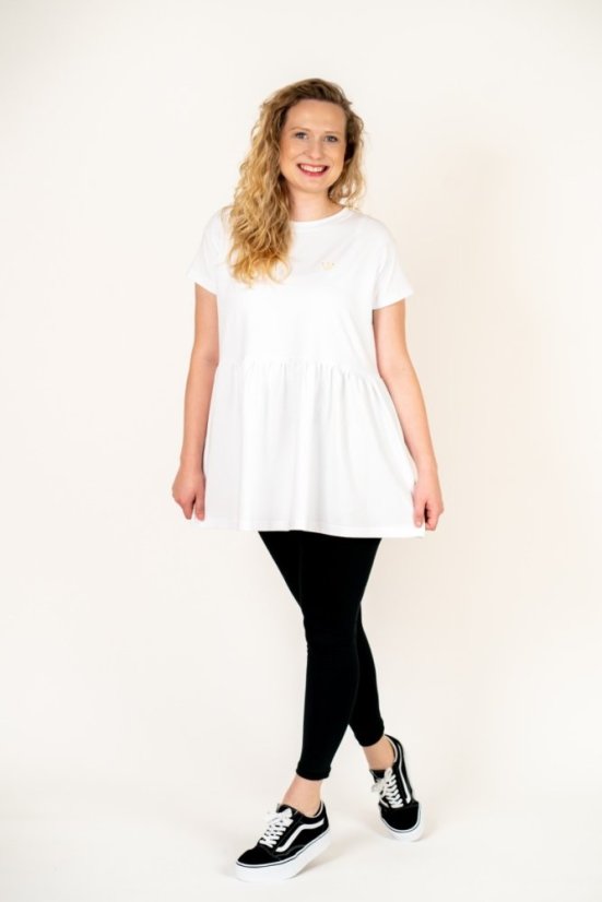 Tričko Lilly Bílá - Velikost: M/L