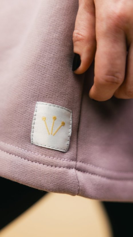 Mikina s volánkem Lila - Velikost: XS/S